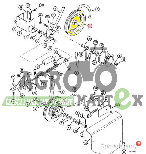 1347142C1 177700A3 KOŁO PASOWE CNH Wichrów sprzedam