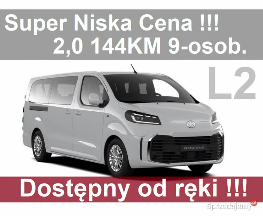 Toyota Proace Verso 20 144 9os Dostępny ręki 2000cm3 Szczecinek
