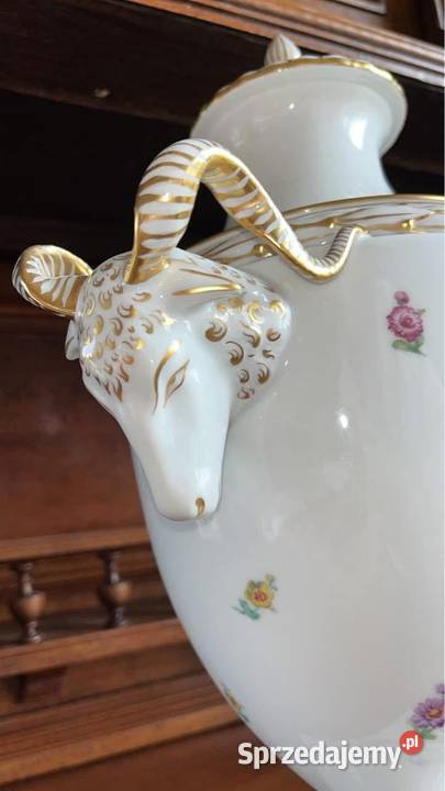 Amfora Furstenberg Germany Ręcznie zdobiona Porcelana i szkło pomorskie Gdańsk