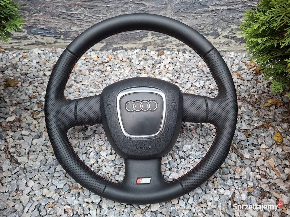 Kierownica Audi S line a4 a3 a6 skora airbag Kierownice Odwiśle