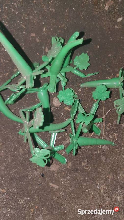 Listki klonowe motylki zielone zawieszki zabawki Warszawa