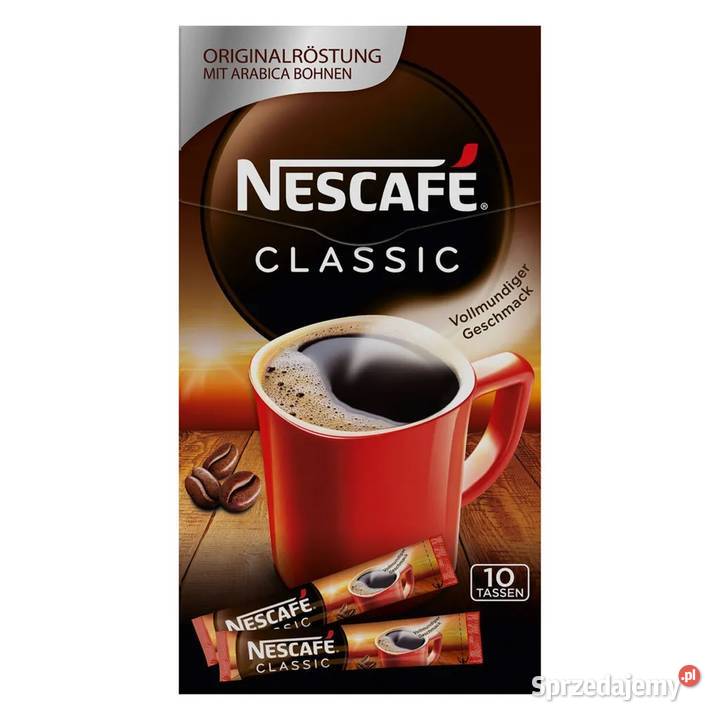Kawa rozpuszczalna Nescafe Classic 30 x 2g Saszetki Świdnica sprzedam