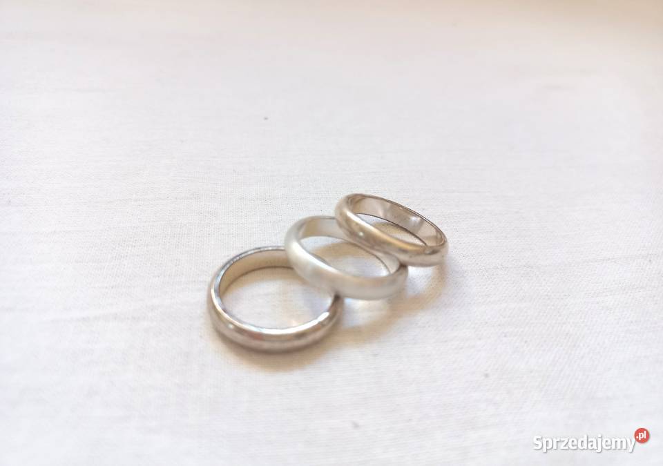 Pierścionki ozdobne Obrączki metal Unisex kpl9 Białystok