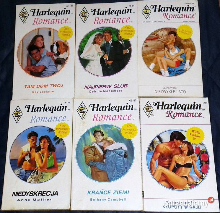Harlequin Książki romanse 33 części Chełm sprzedam