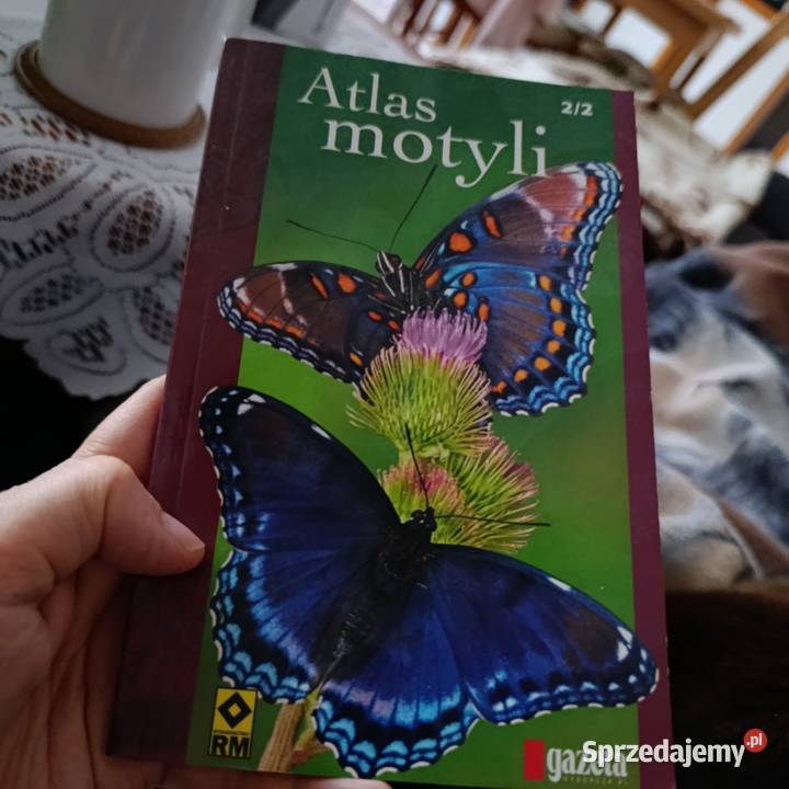 książka z serii Atlas motyli wydawnictwa RM Poznań