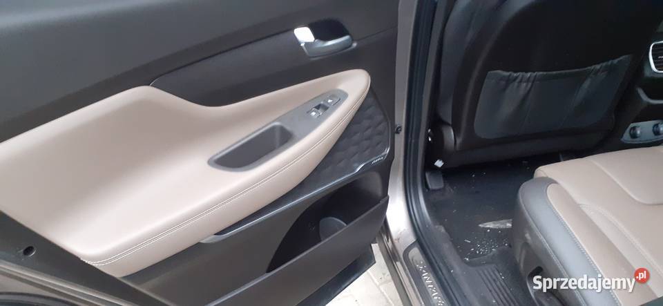 Tylna kanapa isofix Skóra jasna SantaFe Lublin sprzedam