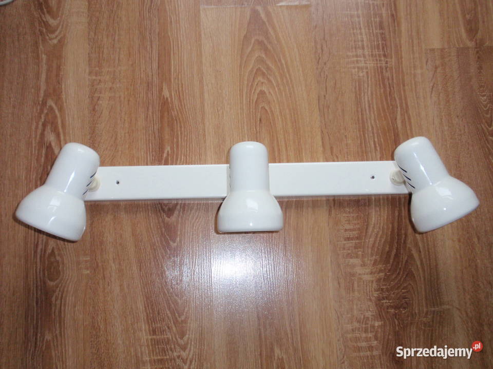 Lampa sufitowa listwa 3 regulowane oprawy kolor Pozostałe Łódź
