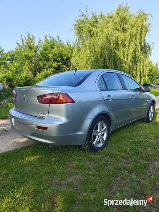 Mitsubishi Lancer 18 gaz 2010r z Belgii welurowa tapicerka