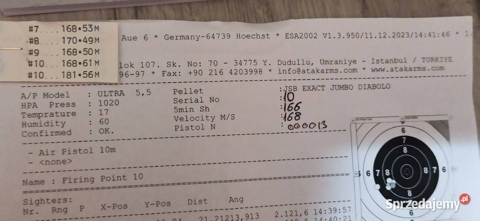 Zoraki HP 01 ultra 55 Gliwice