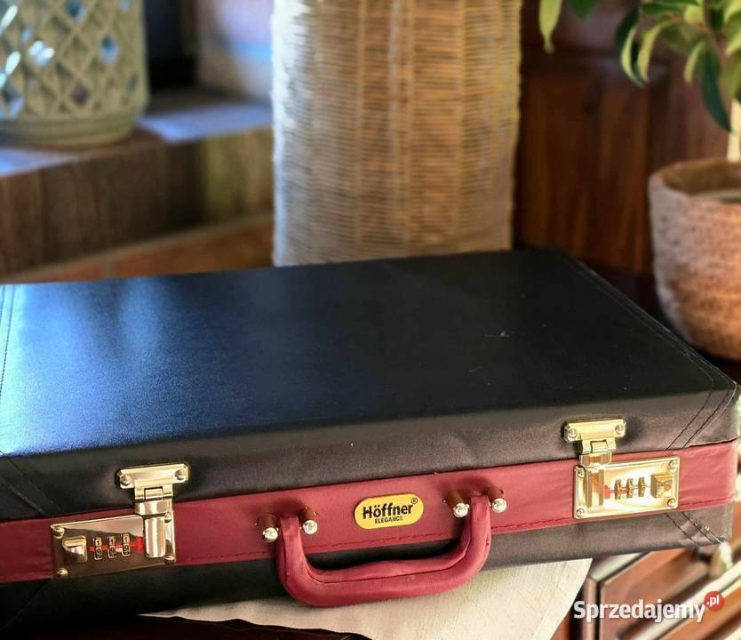 Walizka sztucce hoffner czarno braz zachodniopomorskie Szczecin sprzedam