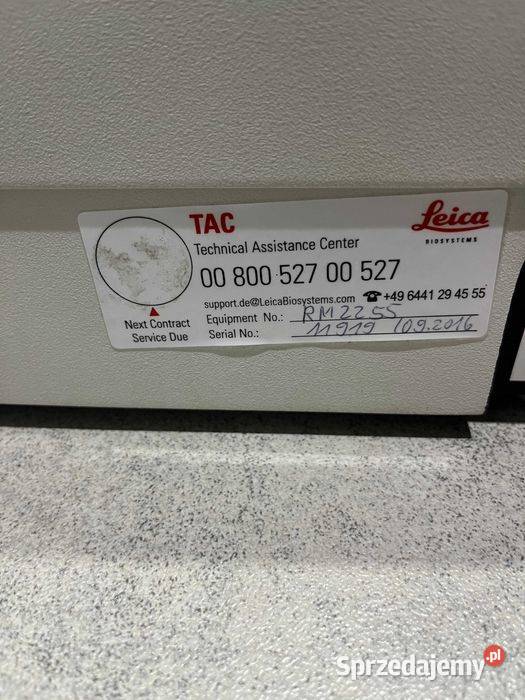 Mikrotom Obrotowy Leica RM2255 sprzedam