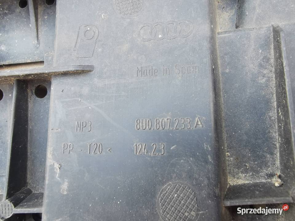 Płyta osłona pod zderzak przód audi Q3 1 I 11 wielkopolskie
