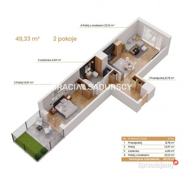 sprzedaży mieszkania Katowice Ceglana 4933m2 2