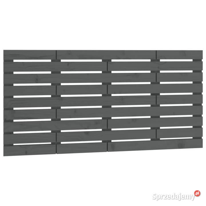 Wezgłowie łóżka szare 156x3x63 lite drewno mazowieckie Warszawa sprzedam