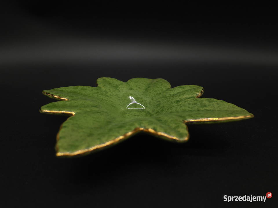 Ceramiczna paterka listek wielkopolskie Raszków