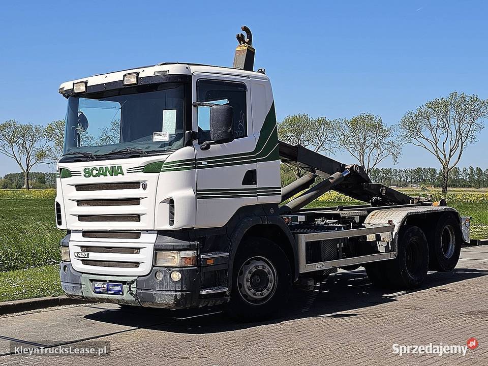 Scania R420 6X2 FULL STEEL MAN hakowiec 2006 diesel