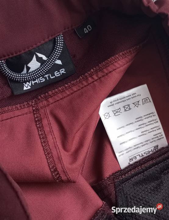 Whistler spodnie treningowe turystyczne w góry Inny wzór Spodnie sprzedam