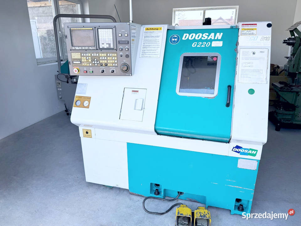 Tokarka CNC DOOSAN G 220 FANUC z Niemiec Zabór sprzedam