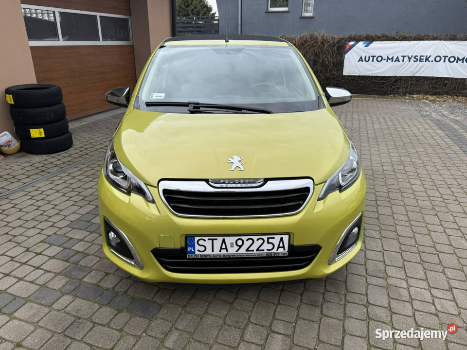 Peugeot 108 10 72 Klimatyzacja CarPlay Otwierany wspomaganie kierownicy Orzech sprzedam