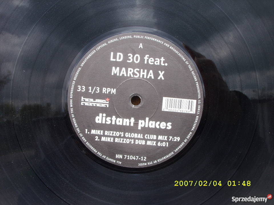 Pop LP LD 30 FEATMARSHA X bez okladki Wołów sprzedam