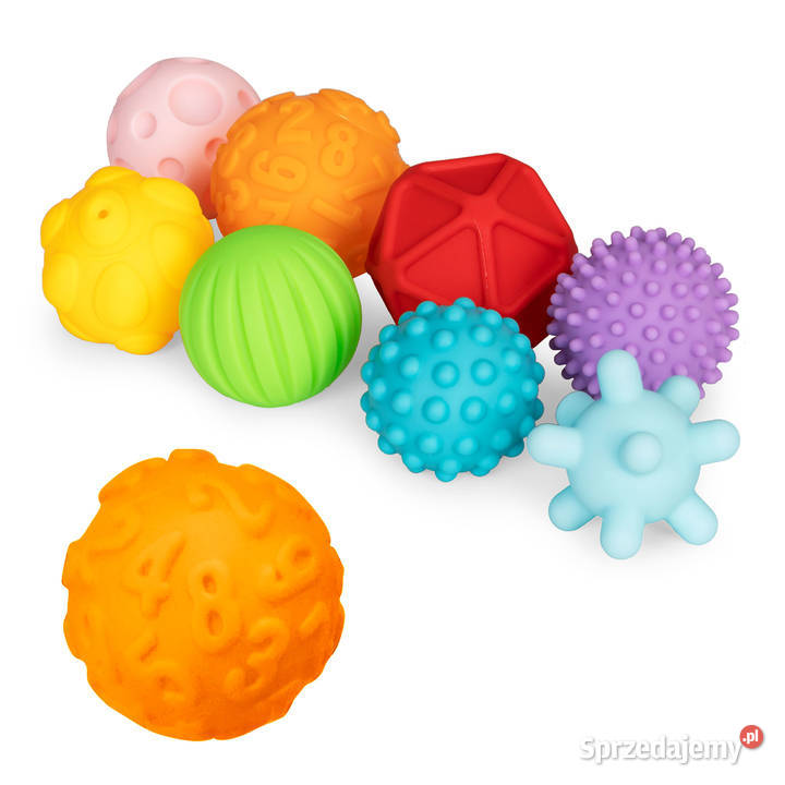 Piłki sensoryczne piłeczki gumowe edukacyjne Smogorzów