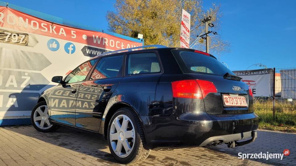 Audi A4 20 TDI HAK Klima Alufelgi Xenon Grzane nieuszkodzony Wrocław sprzedam