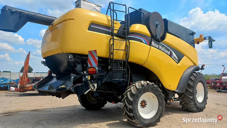 Kombajn zbożowy Holland CX 840 heder 61 m Rolnictwo wielkopolskie Baszków
