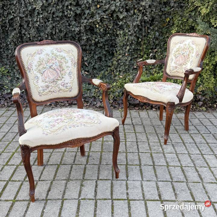 ARTexpert Para foteli Ludwik fotel tapicerka Meble zachodniopomorskie