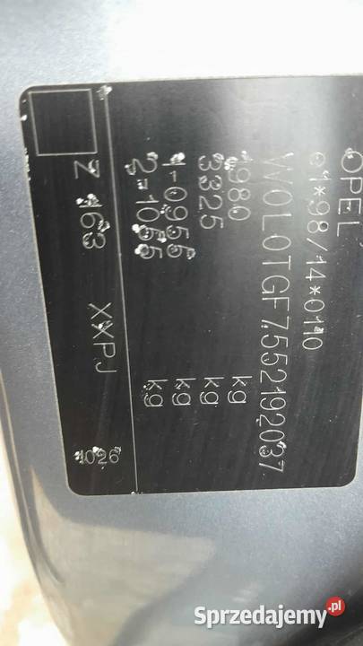 Opel Zafira 18 LPG Klima 7 osobowa