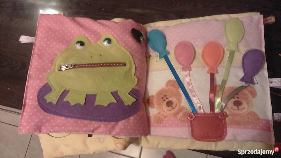 Ksiazeczki sensoryczne ręcznie robione dzieci