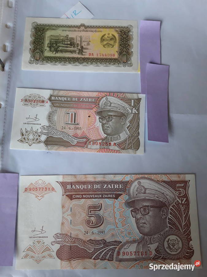 Banknot kolekcjonerski Zair Laos