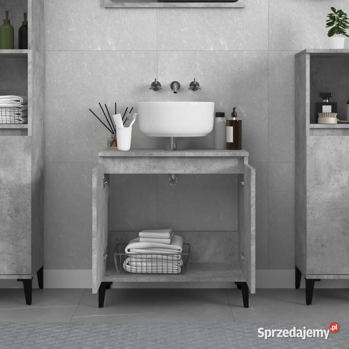 Szafka pod umywalkę szarość betonu 58x33x60 Warszawa