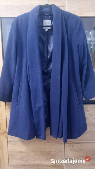 Krótki płaszcz old money granatowy Białystok