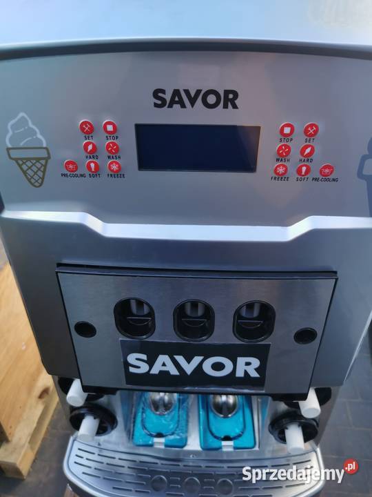 Maszyna do lodów włoskich SAVOR SOFT ICE X dwa Ostrołęka