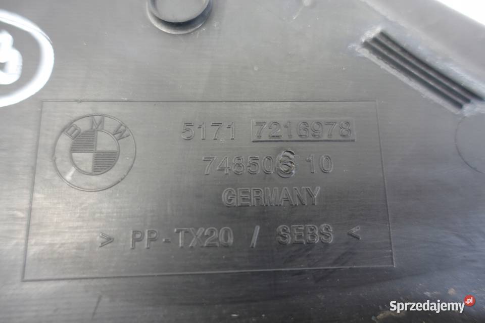 BMW F10 535 OSŁONA PODSZYBIE wlot 7216978 oryg osobowe Janów