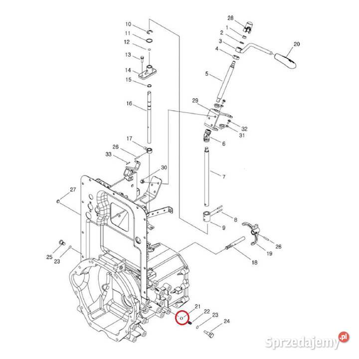 Kulka wałka 8570 mm LS XJ25 LS MT125 LS MT335 LS Skrzynia biegów podkarpackie Tajęcina