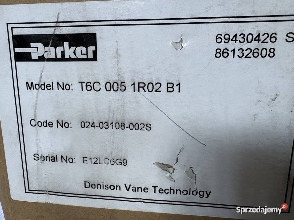Parker T6C 005 1R02 B1 Hydraulic Pump Warszawa