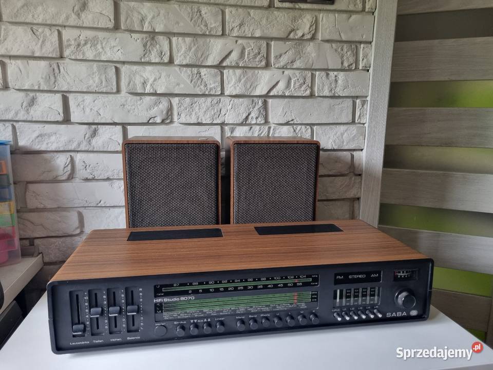 SABA HiFi Studio 8070 zestaw kolumny 35 K Pozostałe pomorskie Solnica