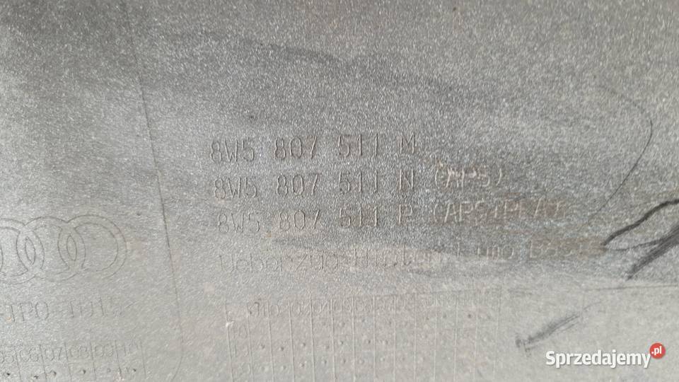 AUDI A4 B9 LIFT SEDAN ZDERZAK TYŁ TYLNY