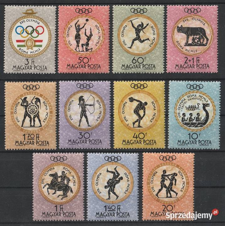 WĘGRY OLIMPIADA RZYM 1960 CZYSTE