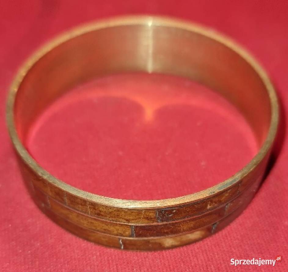 Bransolety mosiężne większe z masą Katowice