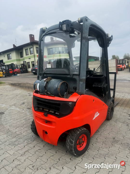wózek widłowy LINDE H16T wolny skok przesuw