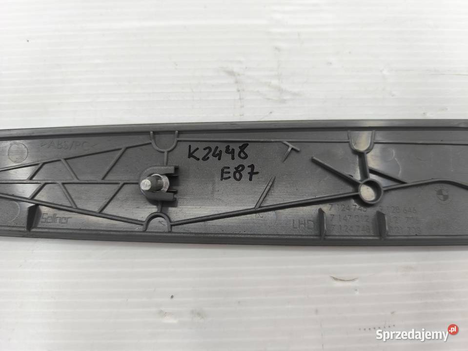 LISTWA DEKOR KONSOLI BMW 1 E87 E81 LIFT 16 sprzedam