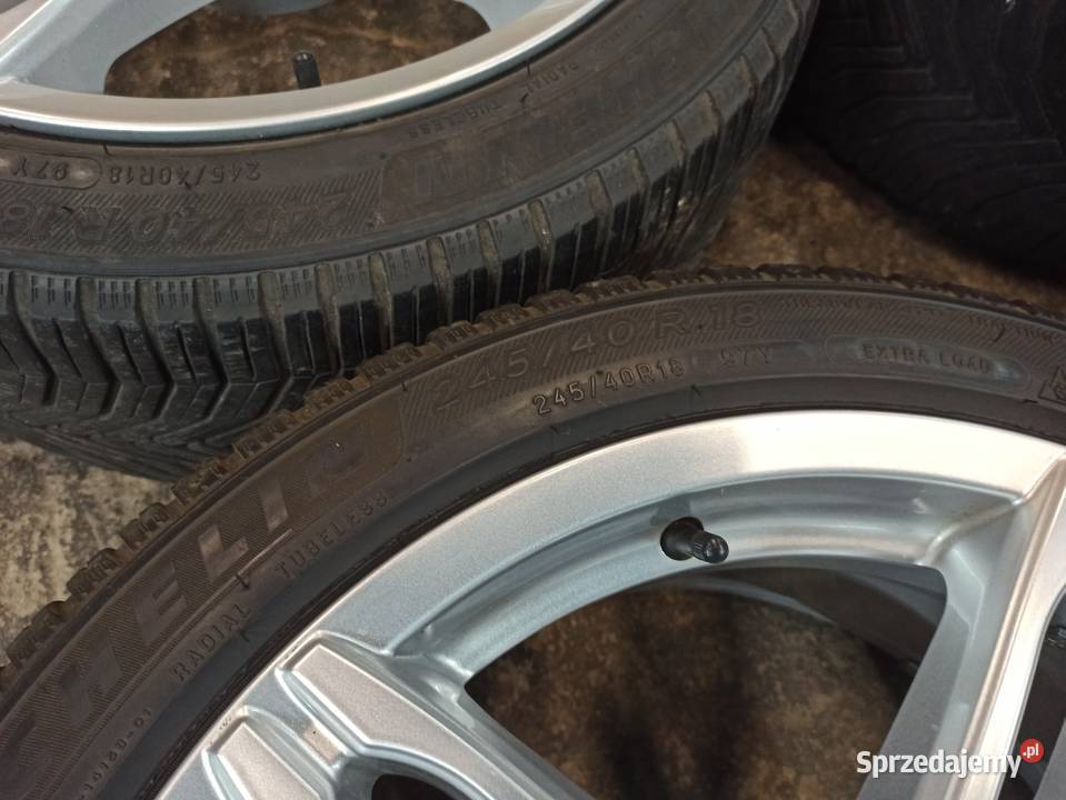 Alufelgi Audi 5x112 R18 Opony Zimowe Michelin Milejów-Osada