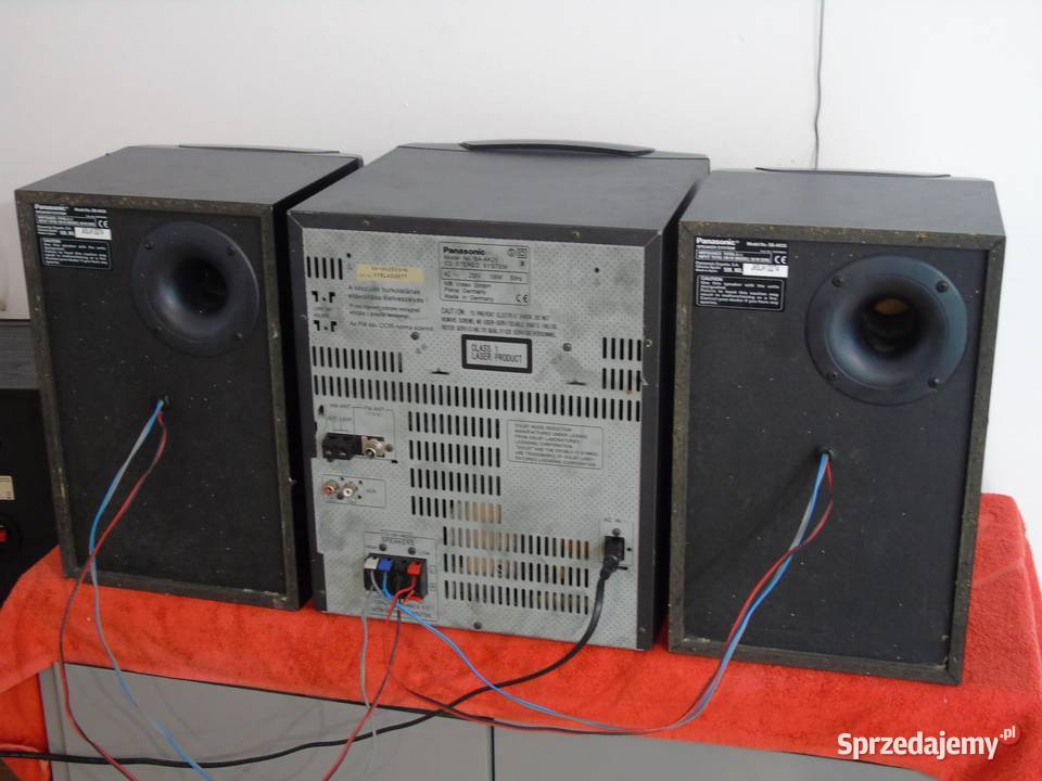Wieża Panasonic SAAK25 kol CD AUX radio DOSTAWA Jasło