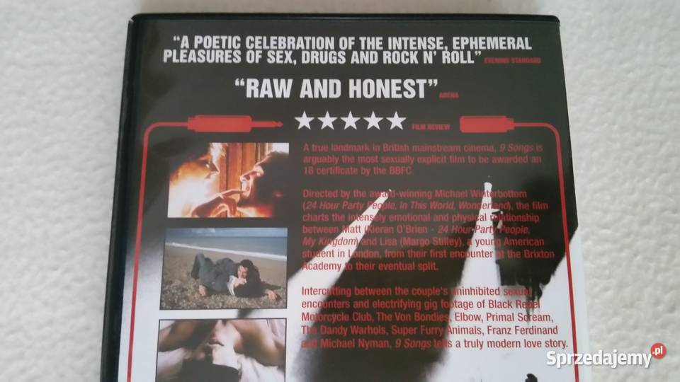 9 SONGS 2005 Optimum Releasing Ltd dvd video