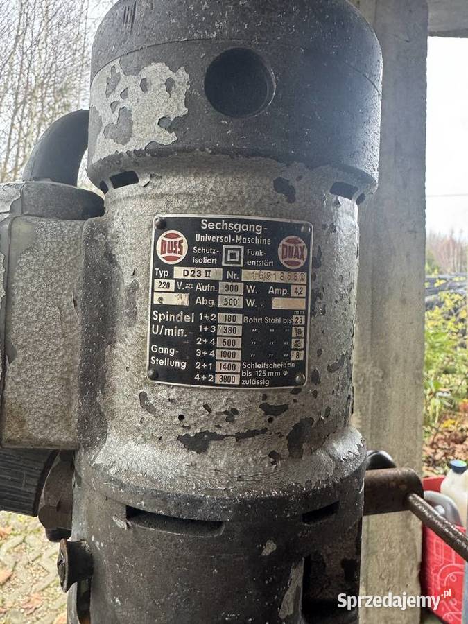 Wiertarka blatowa Duss D23II Jeleńska Huta
