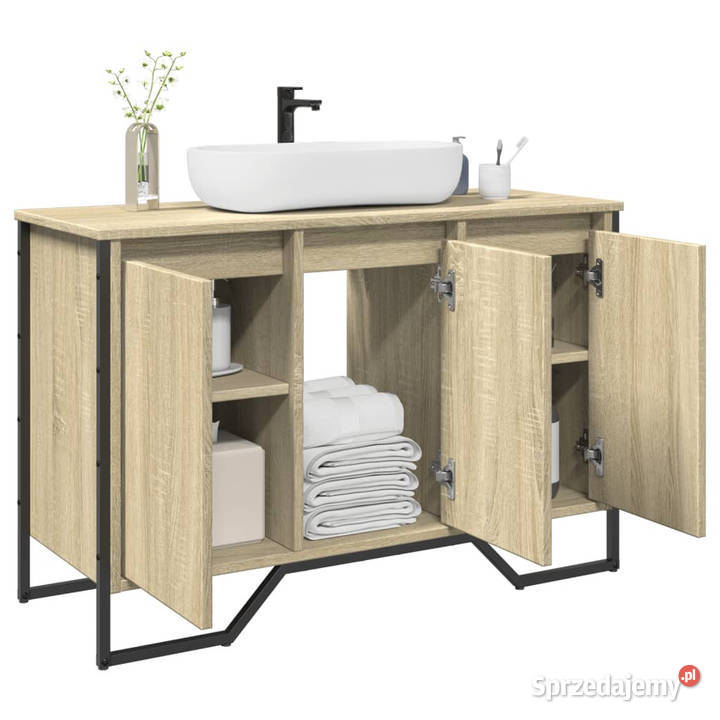 Szafka pod umywalkę dąb sonoma 91x35x60 WM848660 mazowieckie Warszawa