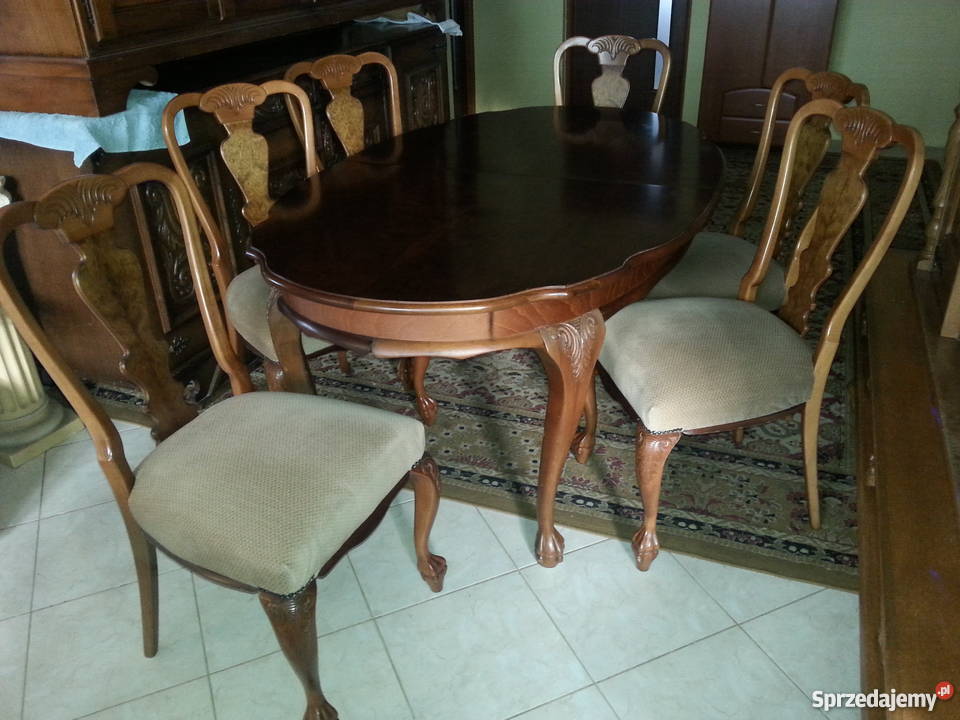 Stół i 6 Krzeseł Chippendales Czajków