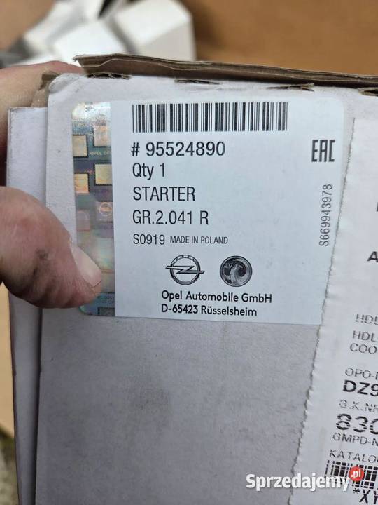 Rozrusznik Opel Astra H 17 95524890 D645647R sprzedam